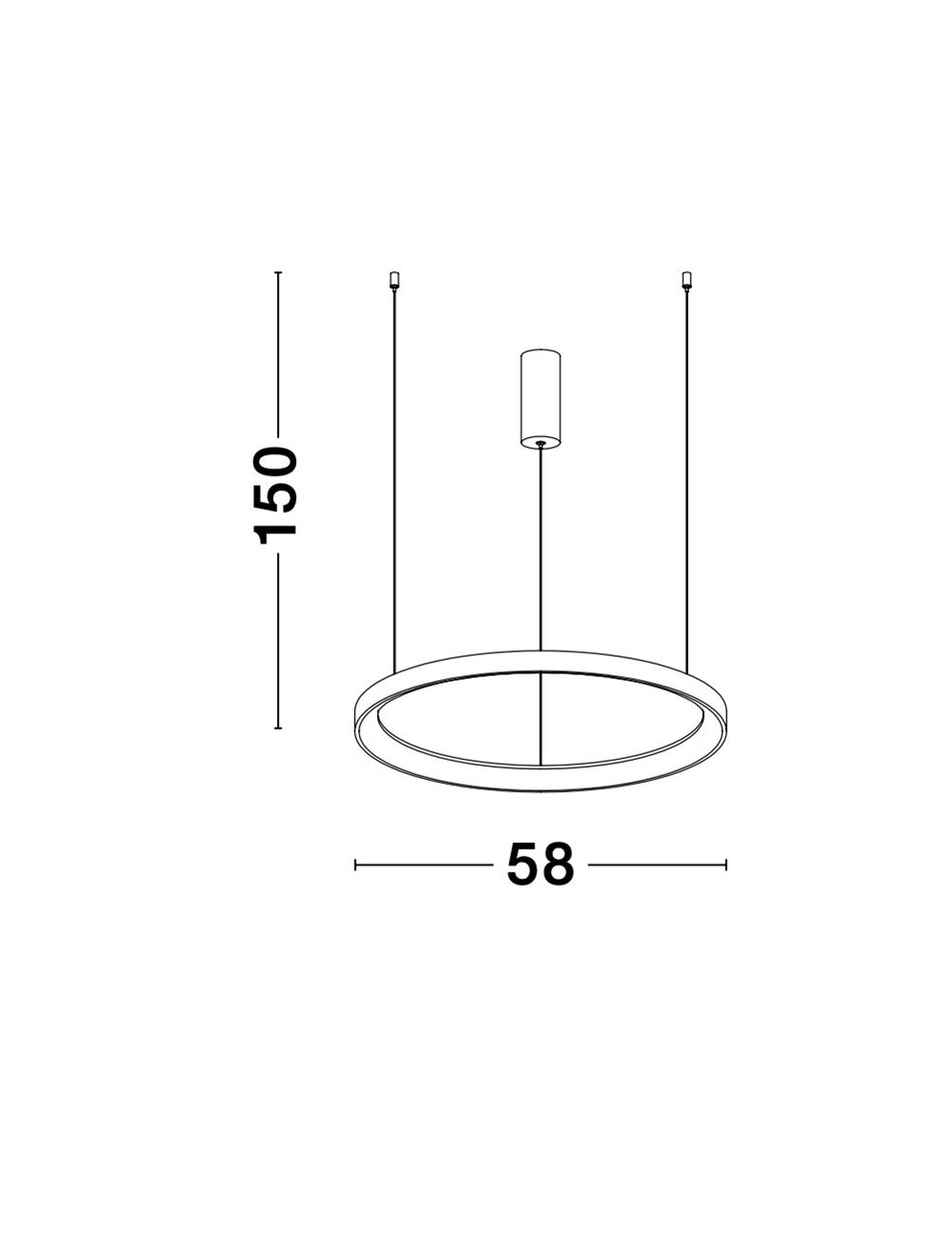 Pendelleuchte Pertino Ø58 LED