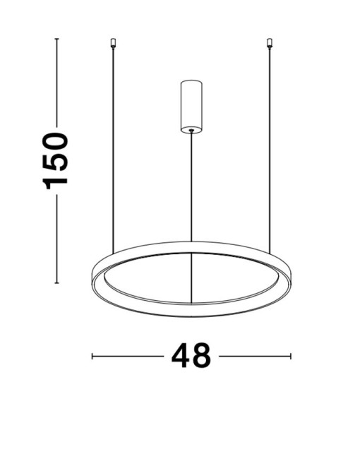 Piekaramā lampa Pertino Ø48 LED