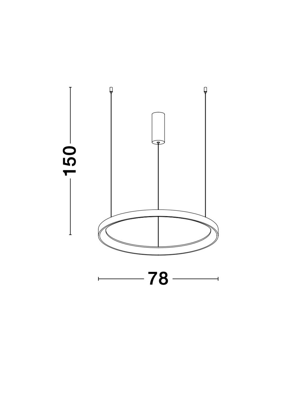 Ripplamp Pertino Ø78 LED