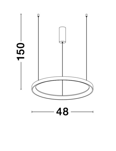 Pendelleuchte Pertino Ø48 LED
