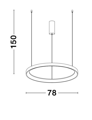 Pendelleuchte Pertino Ø78 LED