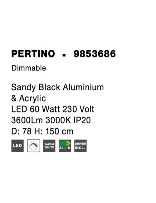 Pendelleuchte Pertino Ø78 LED