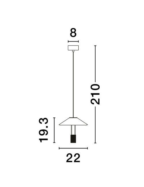 Pendelleuchte Anafi Ø22 LED