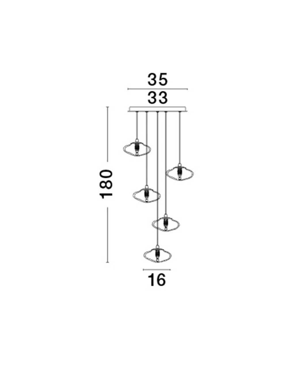Ripplamp King Ø35 LED