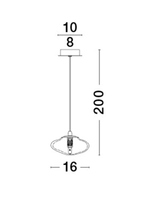 Подвесная лампа King Ø16 LED