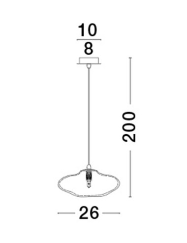 Ripplamp King Ø26 LED 9006047 | Nova Luce | TavaGaisma.lv/et
