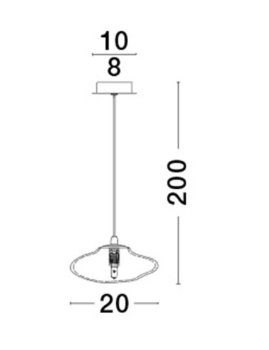 Подвесная лампа King Ø20 LED 9006046 | Nova Luce | TavaGaisma.lv/ru