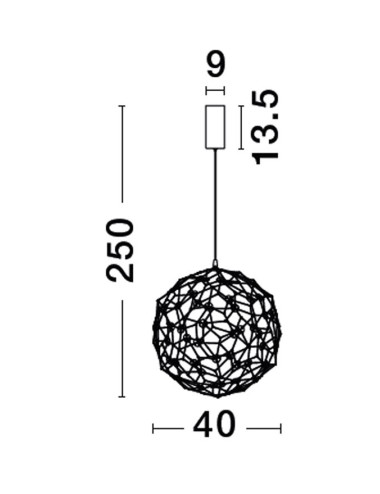 Ripplamp Sole Ø40 LED