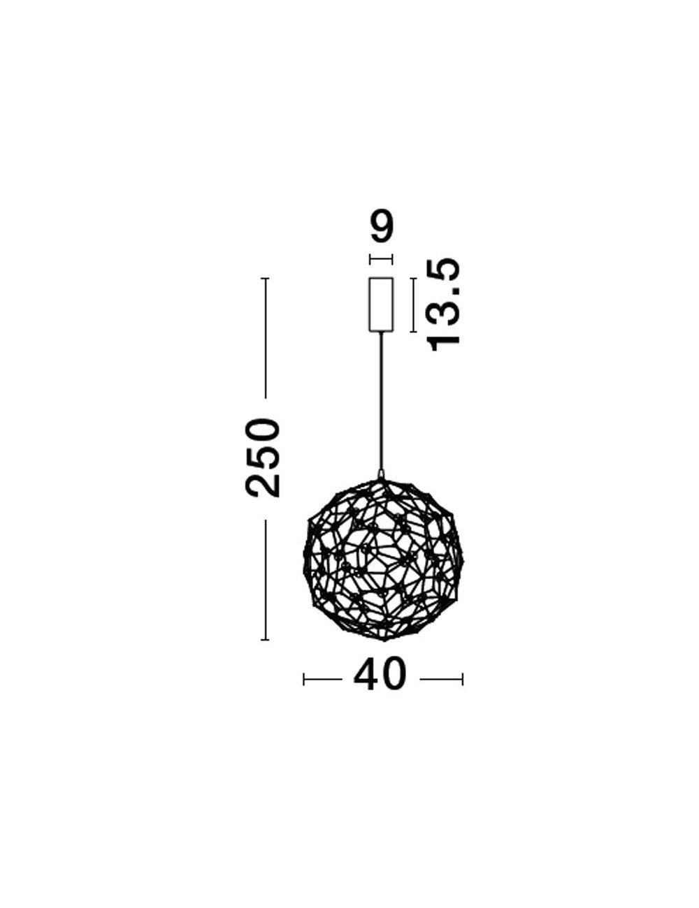Ripplamp Sole Ø40 LED
