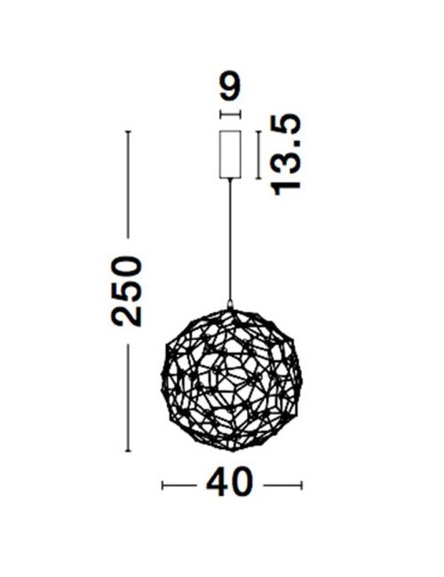 Подвесная лампа Sole Ø40 LED