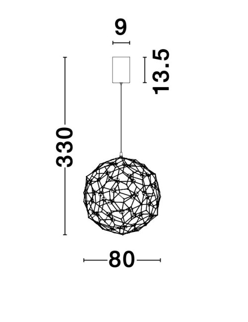 Pendelleuchte Sole Ø80 LED