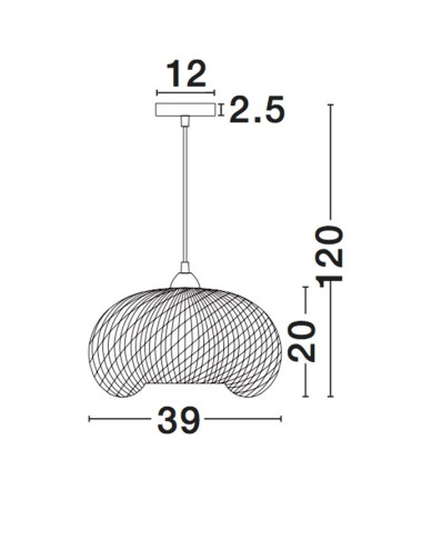Pendelleuchte Scarlet Ø39