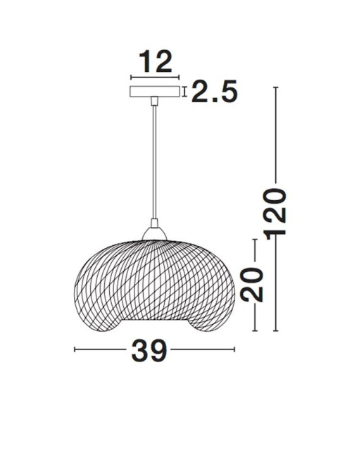 Pendelleuchte Scarlet Ø39