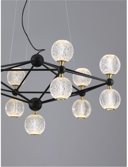 Kronleuchter Belinda Ø89 LED