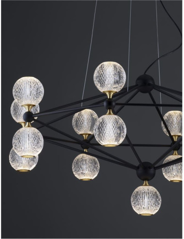 Chandelier Belinda Ø105 LED 9695500 | Nova Luce | TavaGaisma.lv/en