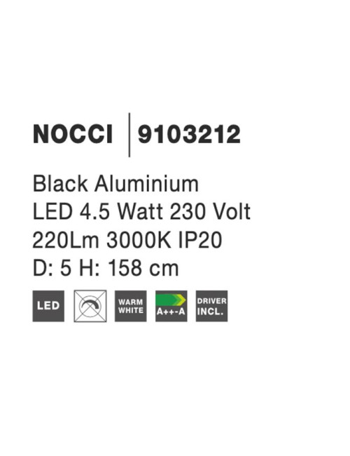 Подвесная лампа Nocci Ø5 LED