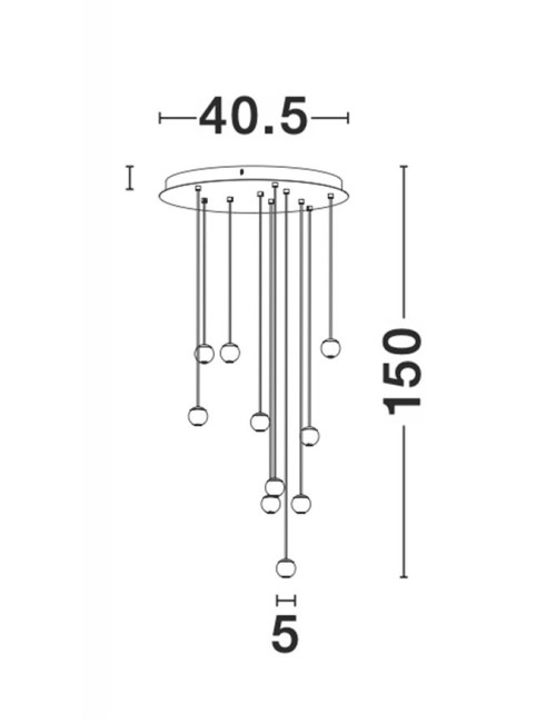 Ripplamp Nocci Ø40,5 LED
