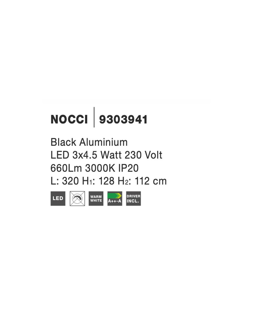 Подвесная лампа Nocci LED