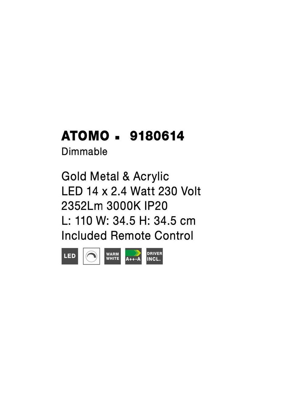 Ripplamp Atomo LED