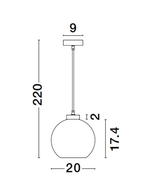 Ripplamp Pamer Ø20