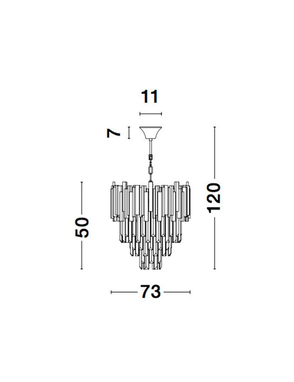 Chandelier Grane Ø73