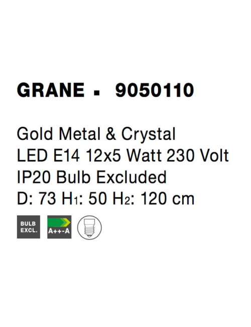 Lustra Grane Ø73