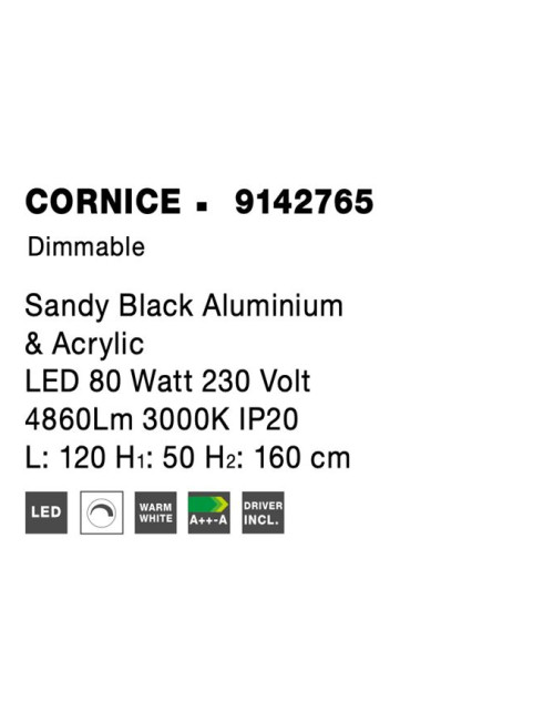 Pakabinamas šviestuvas Cornice LED