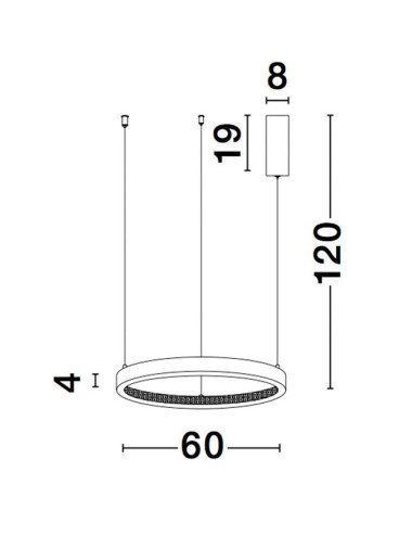 Ripplamp Cornice Ø60 LED
