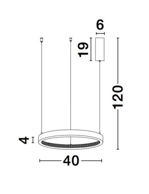 Pendelleuchte Cornice Ø40 LED