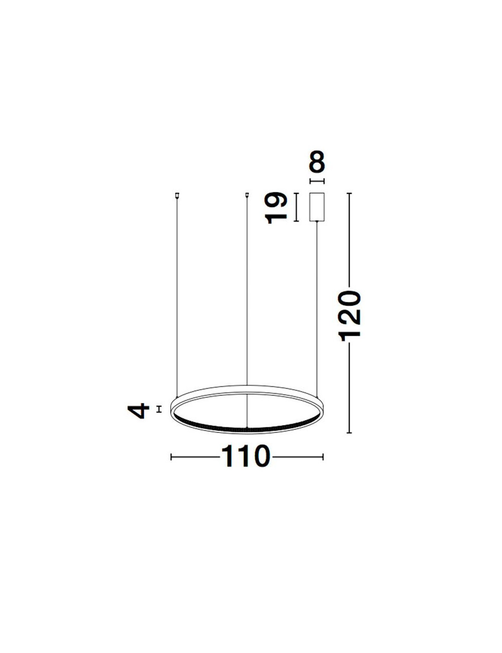 Pendelleuchte Cornice Ø110 LED