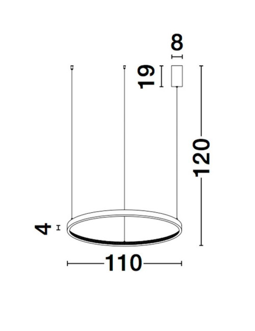 Ripplamp Cornice Ø110 LED