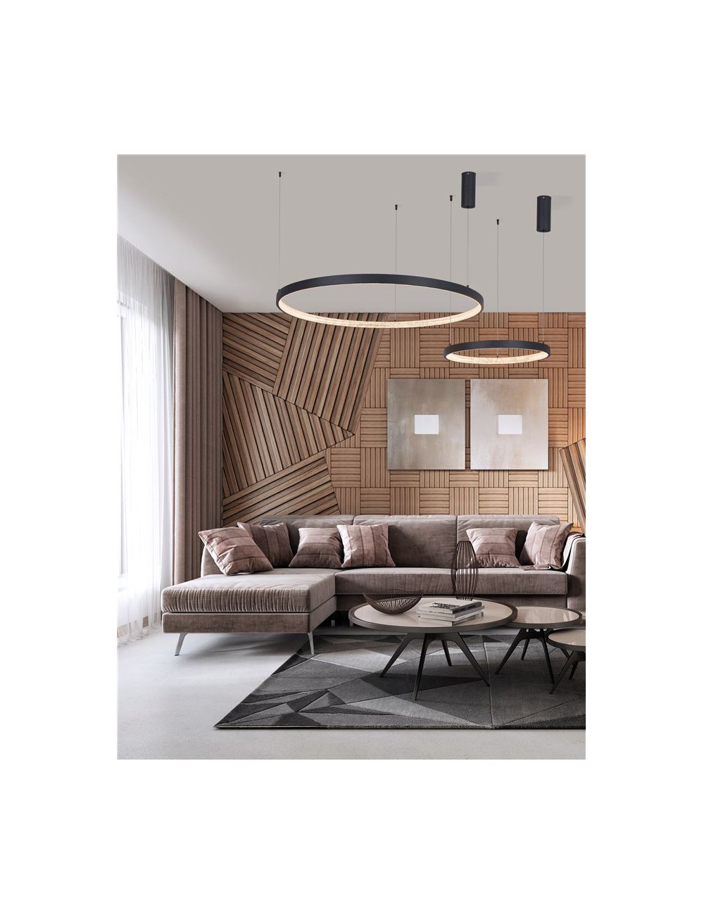 Pendant lamp Cornice Ø110 LED