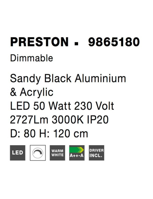 Pendant lamp Cornice Ø80 LED