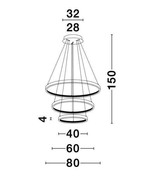 Pendelleuchte Cornice Ø80 LED