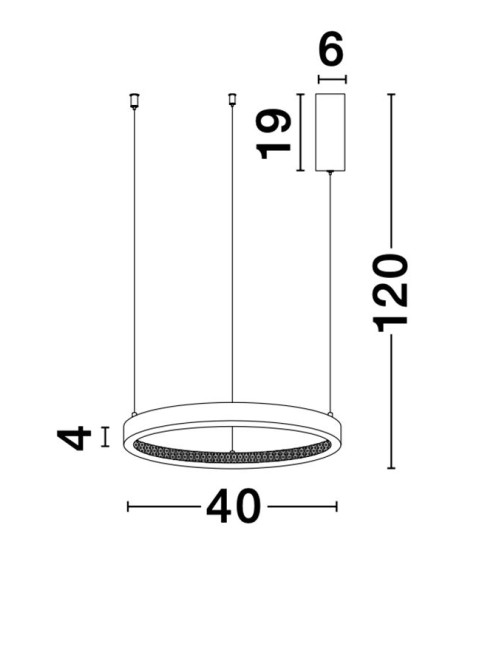 Ripplamp Cornice Ø40 LED