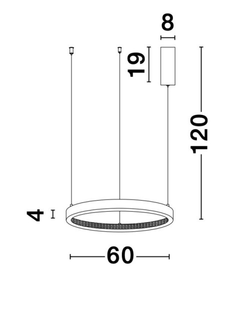 Pendelleuchte Cornice Ø60 LED