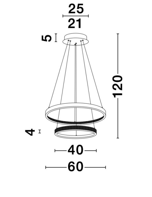 Pendelleuchte Cornice Ø60 LED