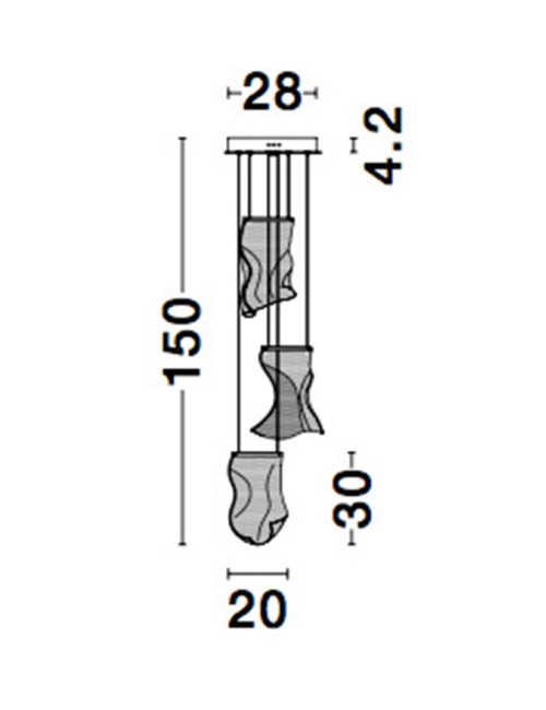 Ripplamp Siderno Ø28 LED