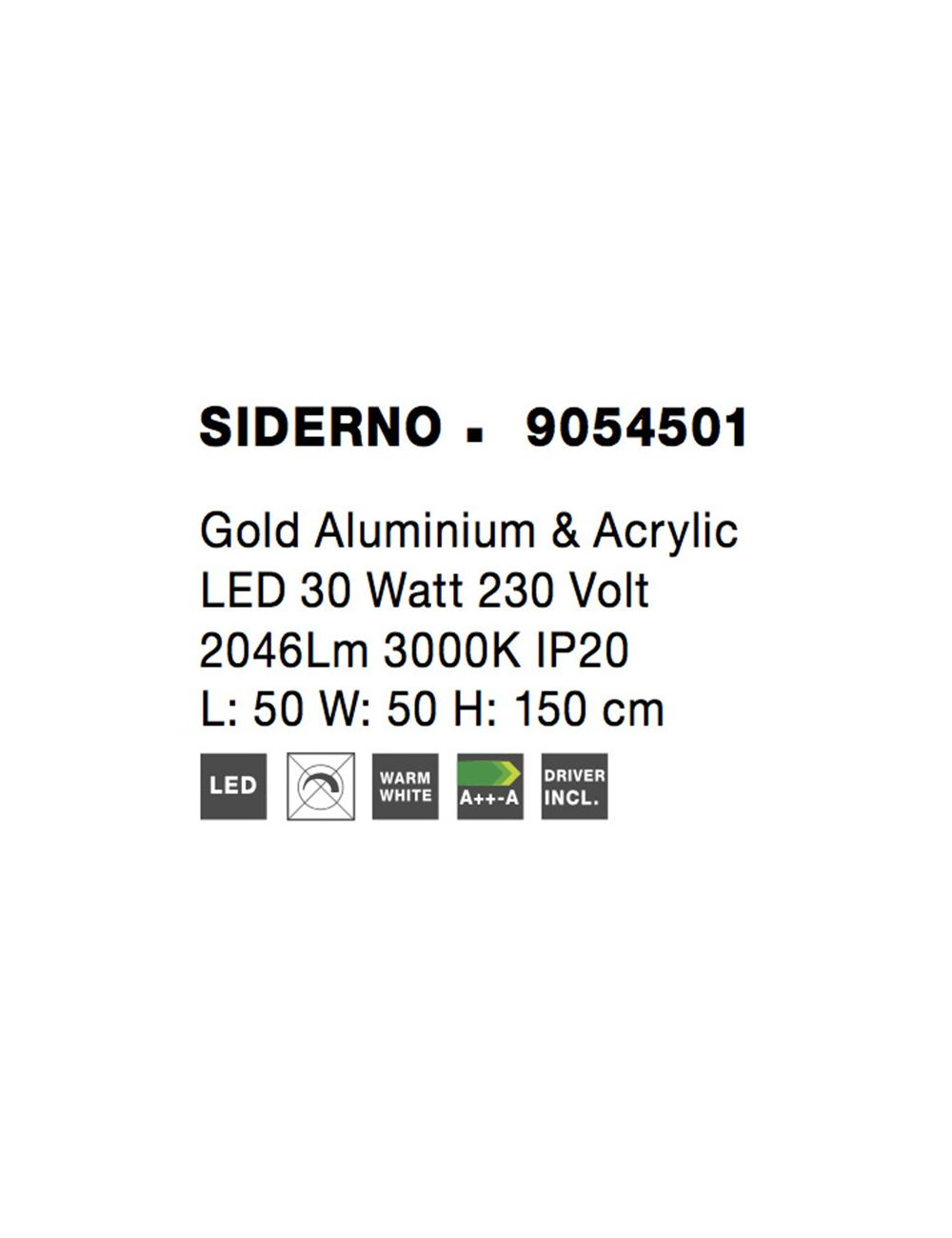 Pendelleuchte Siderno Ø50 LED