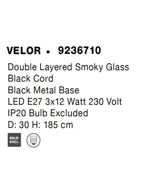 Pendelleuchte Velor Ø30