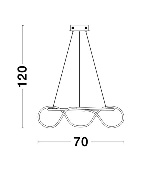Pendelleuchte Triac Ø70 LED