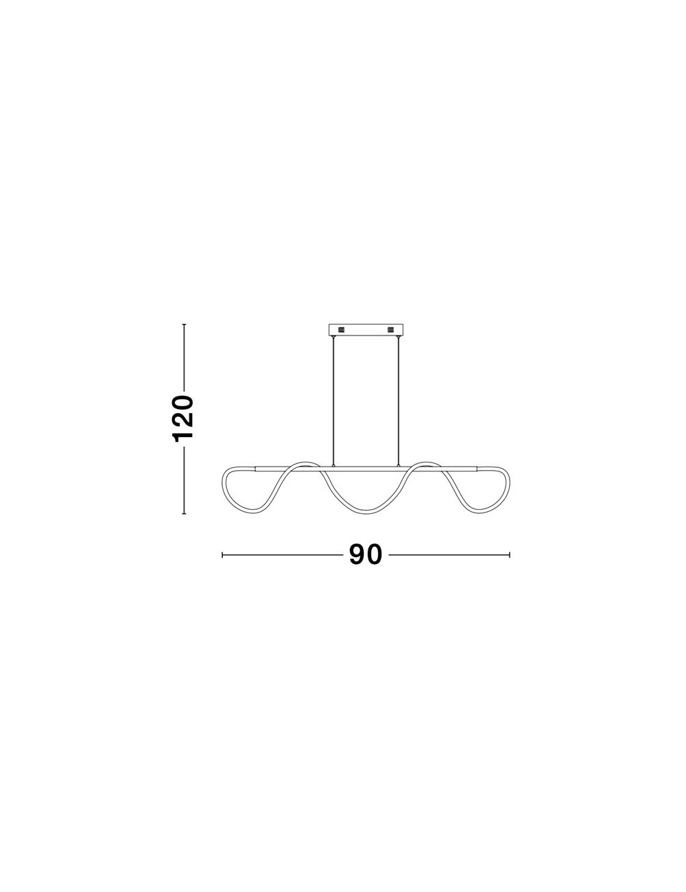 Pendelleuchte Triac LED