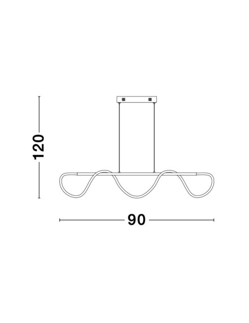 Pendelleuchte Triac LED