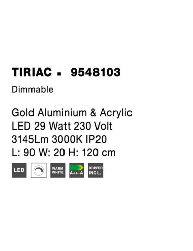Nova Luce - Triac LED 9548103 подвесная лампа | TavaGaisma.lv/ru