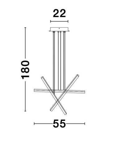 Ripplamp Lior LED 9010033 | Nova Luce | TavaGaisma.lv/et