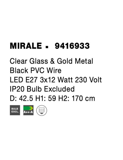 Pendelleuchte Mirale Ø42,5
