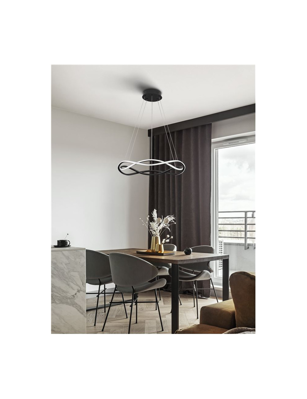 Pendelleuchte Jinal Ø45 LED