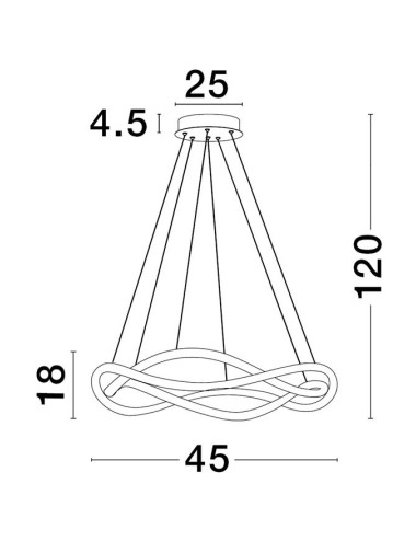 Pendelleuchte Jinal Ø45 LED