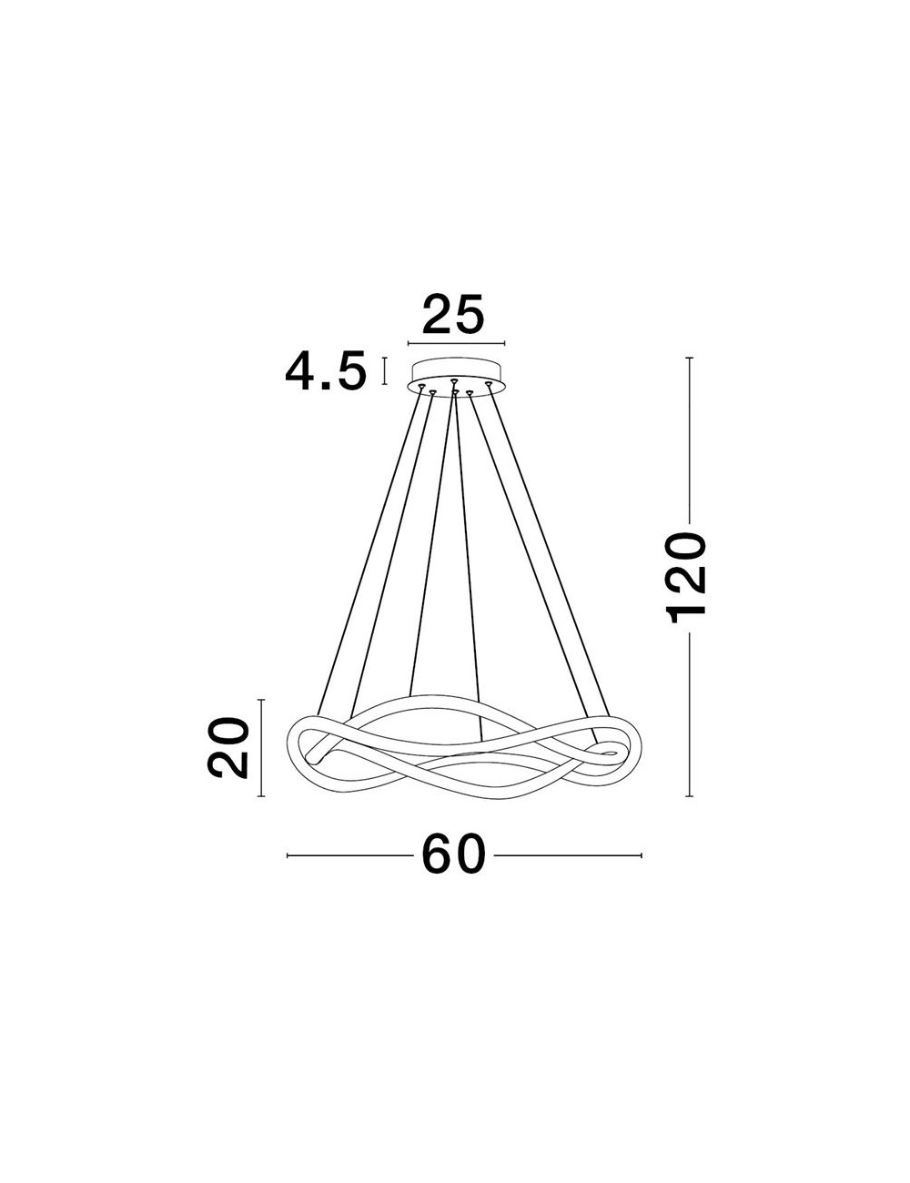 Pendelleuchte Jinal Ø60 LED