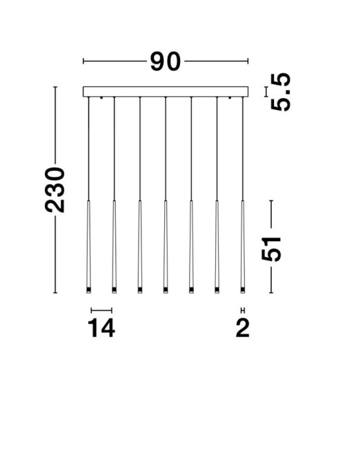 Pendant lamp Giono LED